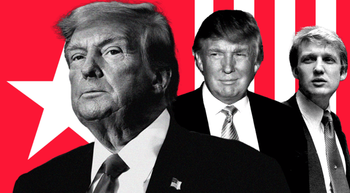 Trump of 3 ages in this photo