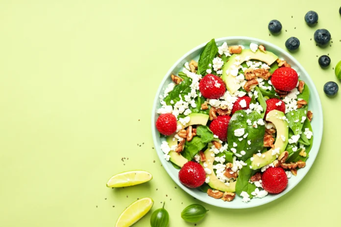 concept-tasty-food-salad-with-strawberry-space-text